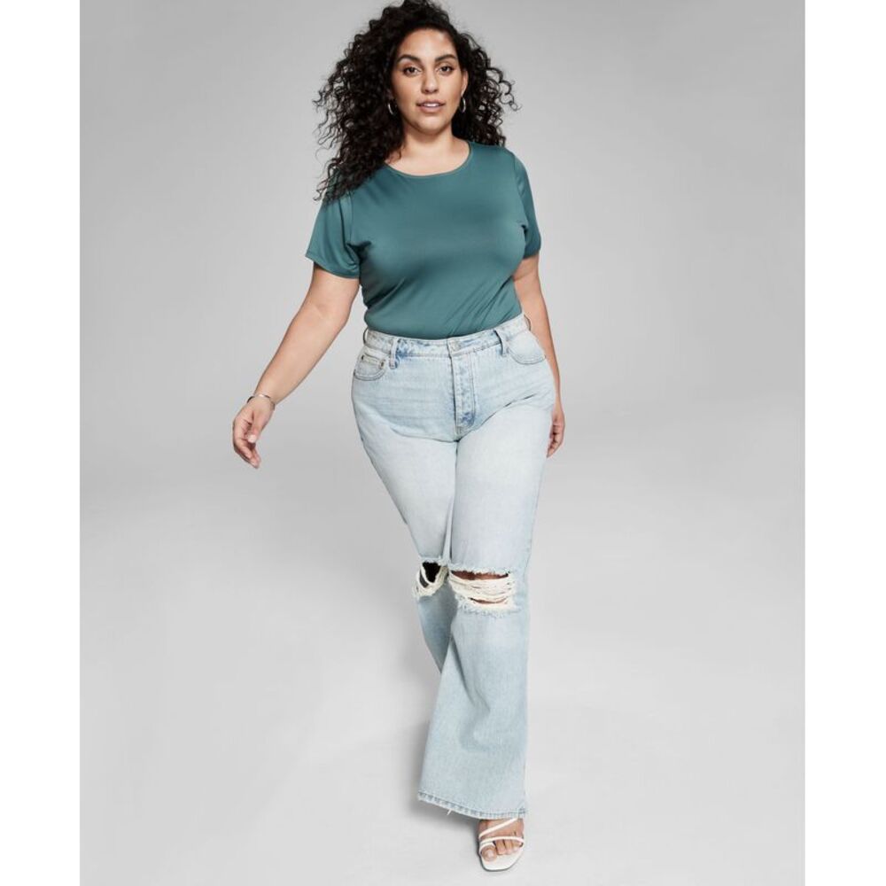 And Now This Now This Plus Size Crewneck Bodysuit